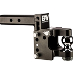 2" Tow & Stow Adjustable Trailer Hitch Pintle Ball Mount 8.5" Drop (2-5/16" Ball) - TS10056