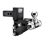 2" Multi-Pro Tow & Stow Adjustable Trailer Hitch Tri-Ball Mount 2.5" Drop 1-7/8" x 2" x 2-5/16") - TS10064BMP