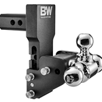 2" Multi-Pro Tow & Stow Adjustable Trailer Hitch Tri-Ball Mount 4.5" Drop 1-7/8" x 2" x 2-5/16") - TS10066BMP