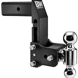 2.5" Multi-Pro Tow & Stow Adjustable Trailer Hitch Dual-Ball Mount 7" Drop (2" x 2-5/16") - TS20066BMP