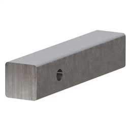 2" x 10" Raw Steel Hitch Bar - 49529