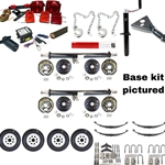 10,400 lb. Brake Axle Trailer Kit (both axles with brakes)