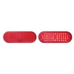 6” Oval Sealed LED Stop/Turn/Taillight (48 Diodes) - STL-70RBK