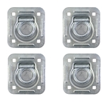 Pack of four 2,000 lbs. Recessed d-rings - B801AX4