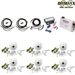 MAXX KIT Electric Over Hydraulic 3,500 lbs. Disc Brake Kit for a Triple Axle with MAXXX Caliper and TruRyde® Bearings - DMK35IM3