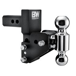 2" Multi-Pro Tow & Stow Adjustable Trailer Hitch Dual-Ball Mount 2.5" Drop (2" x 2-5/16") - TS10063BMP