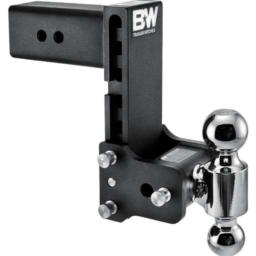 3" Tow & Stow Adjustable Trailer Hitch Dual Ball Mount 7.5" Drop (2" x 2-5/16") - TS30040B