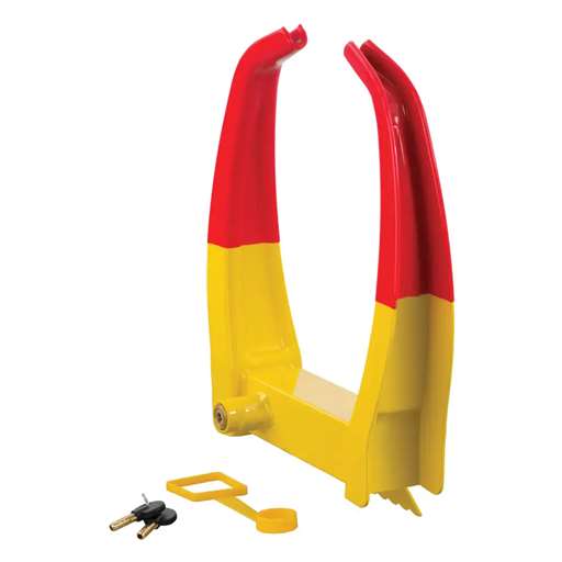 Wheel Chock Lock (Yellow Powder Coat) - 23175