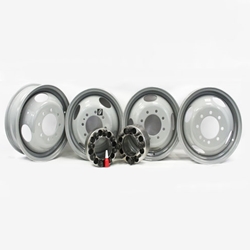 Rear conversion kit for 1999-2005 Ford E-Series Van with four X45333 sixteen-inch wheels - AA-1F-VP