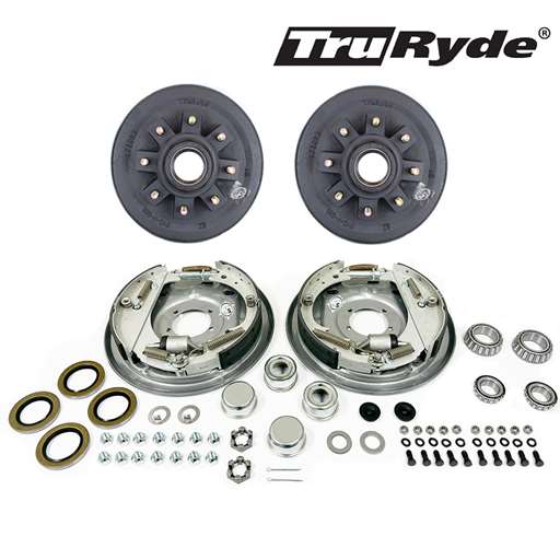 8-6.5" Bolt Circle 7,000 lbs. TruRyde® Trailer Axle Hydraulic Brake Kit