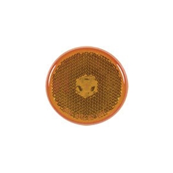 2.5” Round Sealed Amber LED Marker/Clearance Lights with Reflex - MCL-59ABK