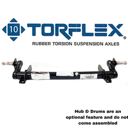 3,500 lb. #10 Dexter® Torflex® Rubber Torsion Suspension Trailer Axle Beam